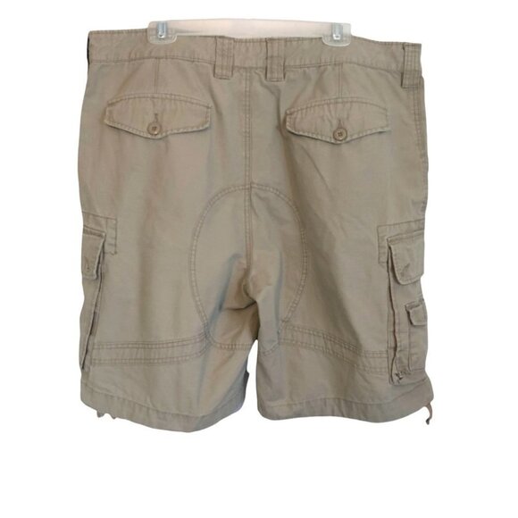 Vintage Midtown Mens 40 Heavy Duty Cargo  Shorts in Khaki Gray - Picture 2 of 13
